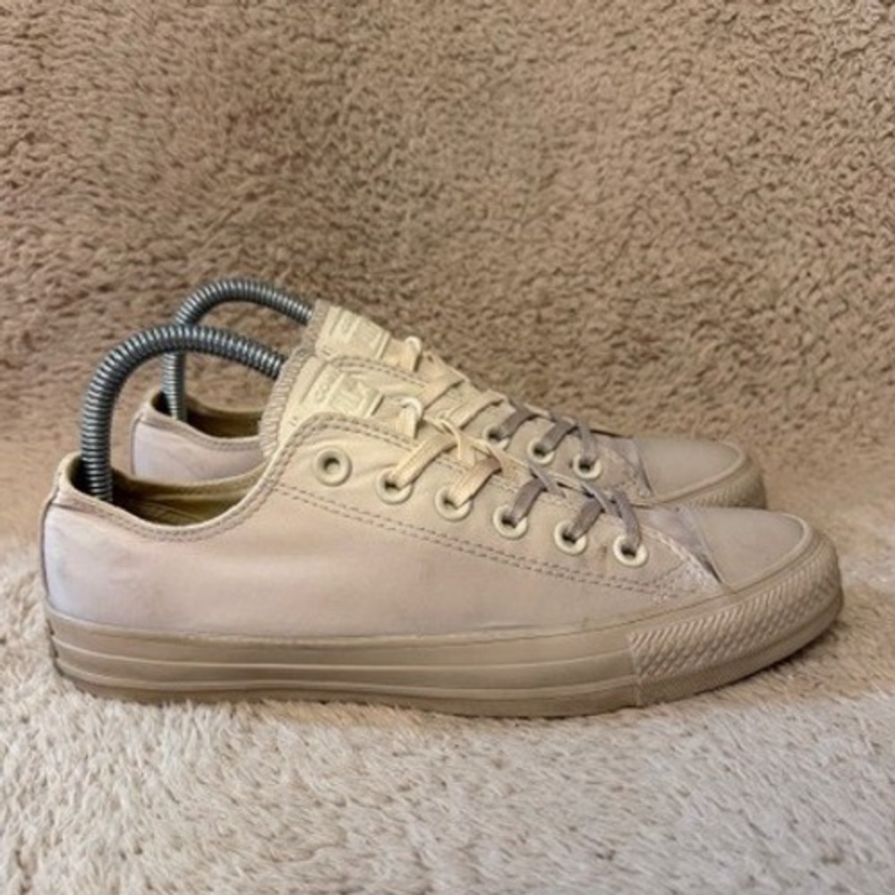 Converse Chuck Taylor All Star Low Top Ombre Beige Tan Grey Sneakers 163291C 7.5
